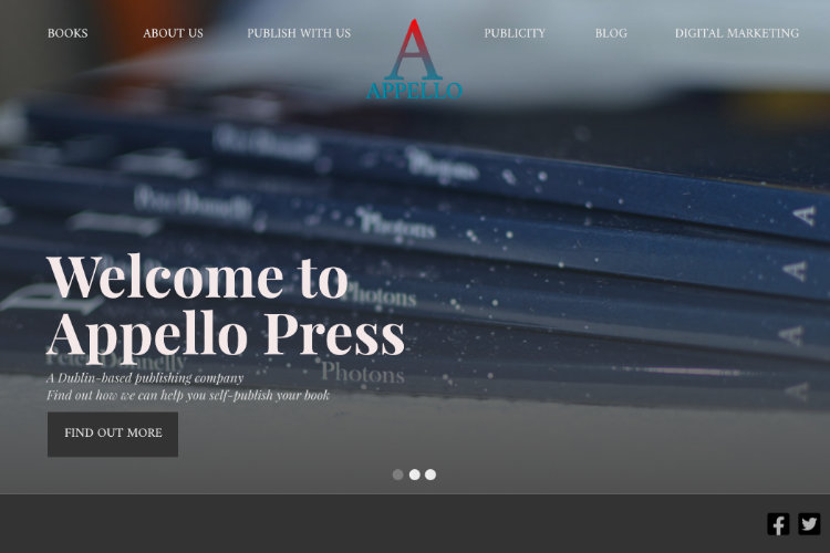 Website Design & Development for a Publishing Company based in Blackrock, South Dublin