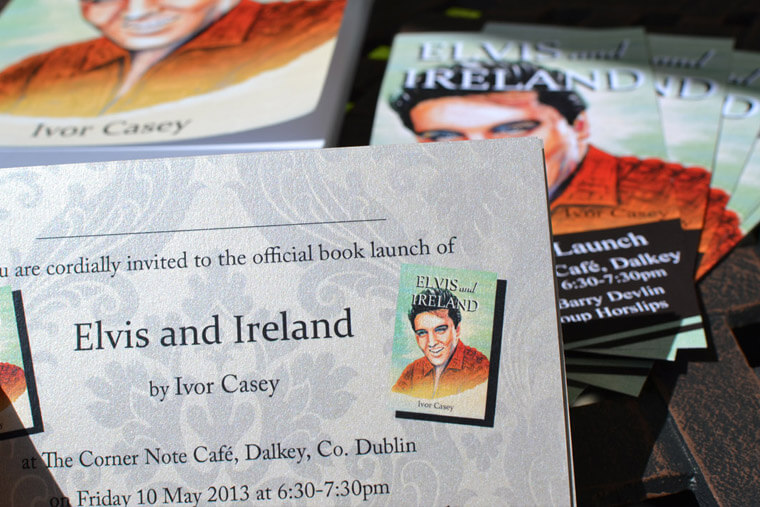 Book cover Design and Graphic Poster Design for Elvis and Ireland
